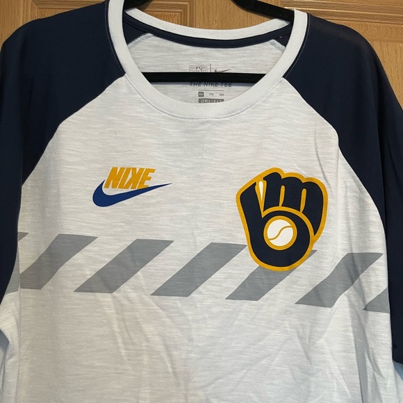 Men's Nike Milwaukee Brewer Drifit Tee - Picture 4 of 7